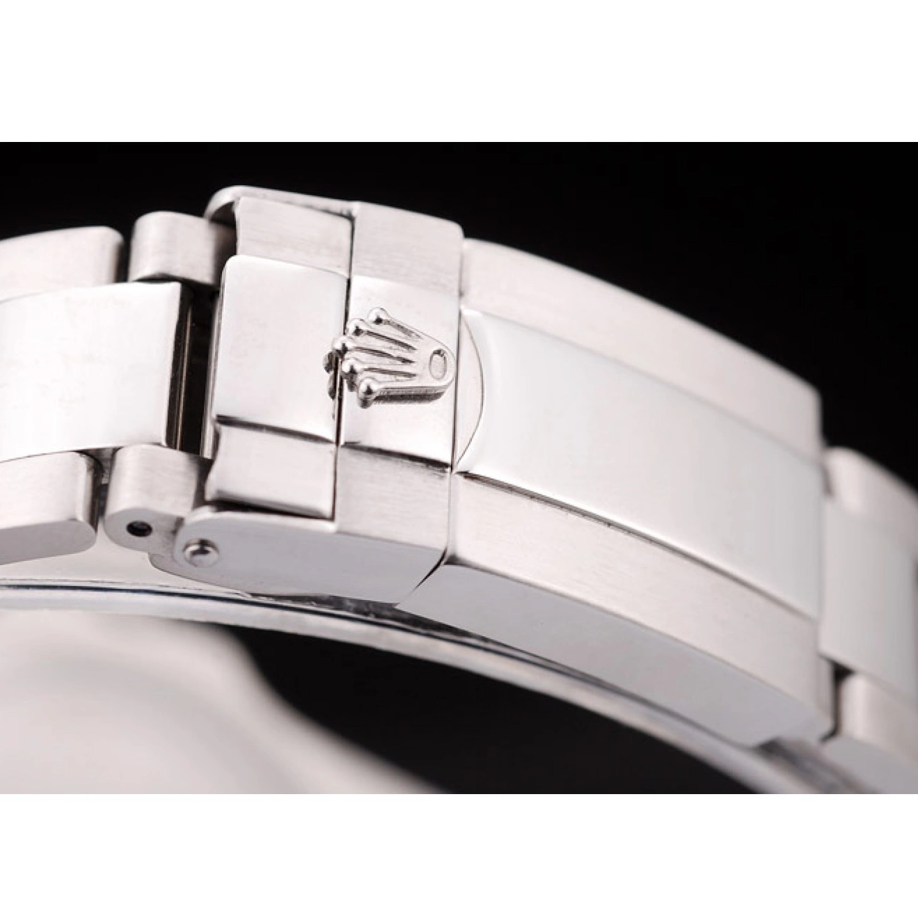 Rolex aaa copy Dial Rolex Explorer Steel Bezel White Stainless 0719